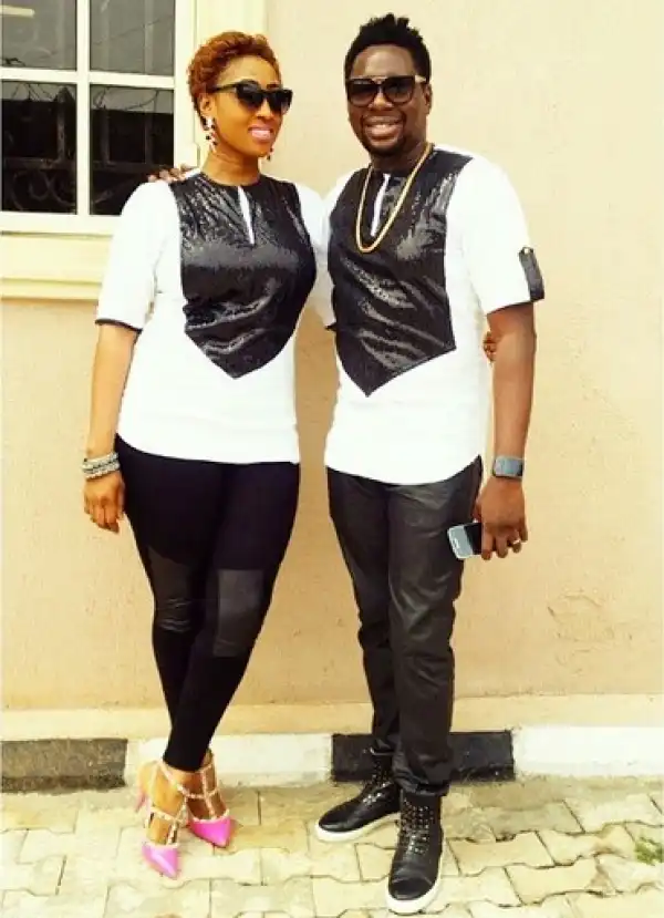 Wow!! Comedian Klint D Drunk & Wife Step Out In Matching Outfits [Check Photos Out]